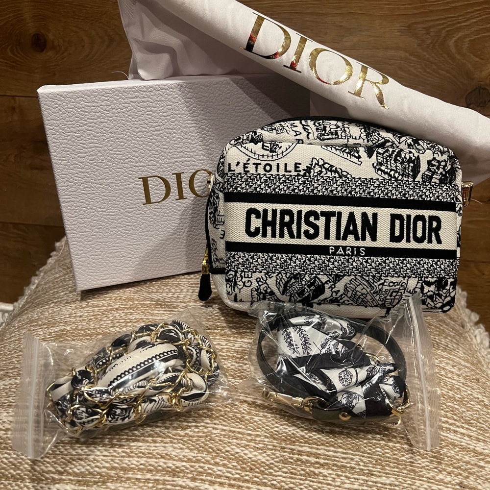 🖤 Christian Dior Toile de Jouy L’Étoile VIP GWP Vanity Case
